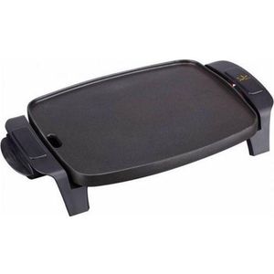 Jata - GR205 - compacte teppanyaki bakplaat - 1000 Watt - voor 2 pers - PFOA vrij - Durastone anti-aanbaklaag