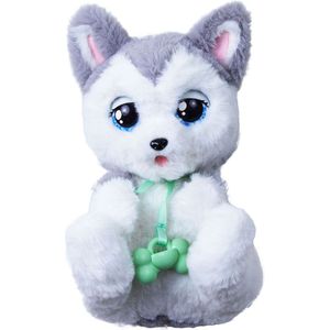 Baby Paws hondje Husky - Interactieve pluchen knuffel