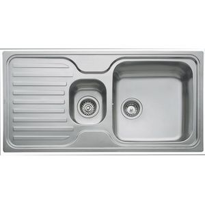 Essebagno Spoelbak Classic Rvs 100x50cm | Keukenbladen & spoelbakken