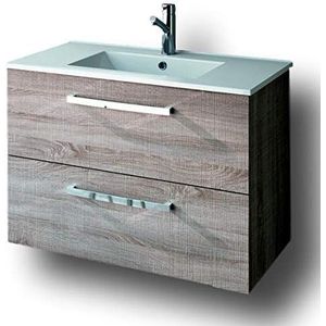 Cygnus Bath Nevada badkamerkast, natuurlijk hout, 80 x 45 cm