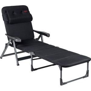 Crespo Lounger Air Deluxe Ligstoel zwart