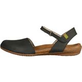 El Naturalista - N412 Pleasant - Teenslippers - Pleasant Black - Leer