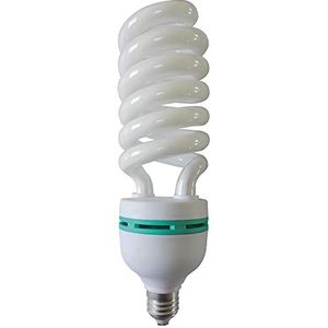 LAES - Energiebesparende lamp spiraal E27, 55 Watt, wit, 80 x 232 mm
