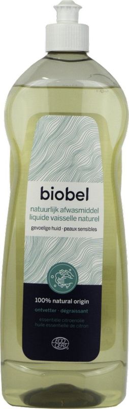 Biobel - Afwasmiddel - 1L - 100% Natuurlijk - Biologisch Afbreekbaar