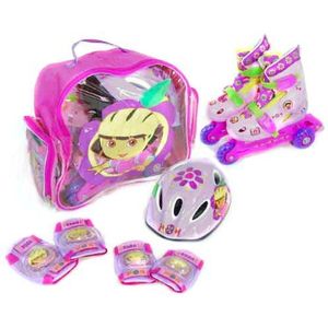 Dora the Explorer Inliner Mechtech, maat 35 – 38 (Saica Toys 8191).