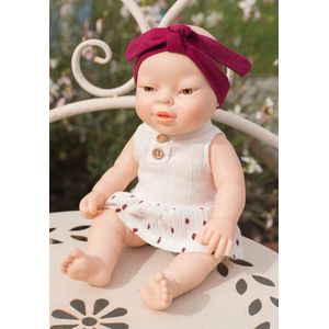 Berjuan Babypop Zonder Kleren Newborn Aziatisch 30 Cm Meisje