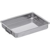 Pujada's - Koekenpan met Beweegbare Handvatten - Roestvrij Staal - 9(h)x60x40cm