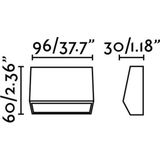 Must - LED Buitenwandlamp - Donkergrijs - Polycarbonaat - IP65