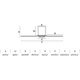 FARO - PEMBA - Plafondventilator - Wit - Met Afstandsbediening