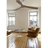 FARO - 33516DC - Plafond Ventilator - Zwart/Bruin - Design met Afstandsbediening
