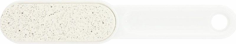 Eeltverwijderaar - Puimsteen Vijl - Kunststof Greep - Wit - 17 cm