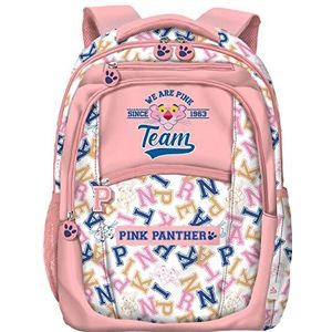 Dohe - Large Backpack - 3 compartments - Size 28 x 40 x 12 cm - Pink Panther - Team Model