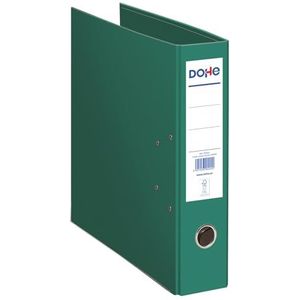 DOHE 2-rings ordner, milieuvriendelijk, capaciteit 520 vel, bladformaat 29 x 35 cm, rug 7 cm, met kaartsleuven, gemakkelijk te openen, kantoorbenodigdheden, groen, milieuvriendelijk, karton