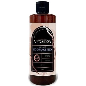 VEGAIROA - No Orange Plex Shampoo - neutraliseert oranje tinten - diep vochtinbrengend - voor donkerblond of kastanjebruin haar - parabeenvrij - veganistische professionele haarbehandeling - 300ml