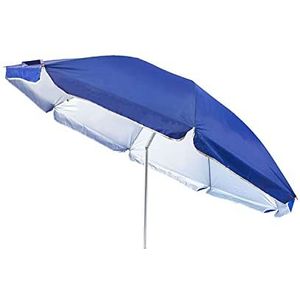 fondosub Parasol voor strand, nylon, uv-bescherming, 180 cm, kantelbaar, marineblauw