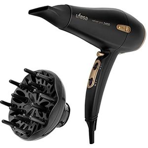 Ufesa - Velvet Pro - Föhns - Zwart/Koper - 2400 W