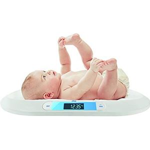 Ufesa BN2020 MYBABY personenweegschaal voor kinderen, slank design, hoge precisie, tarra-functie, XL-display, gewicht in kg/LB/ST