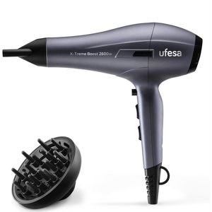 Ufesa - X-Treme Boost - Professionele Föhn - Zwart - 2600 W - Ionengenerator