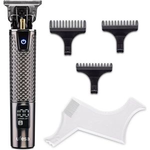 Ufesa - RAZOR FADE - Baard- en Haartimmer - Zwart - Roestvrijstaal - Metalen Behuizing