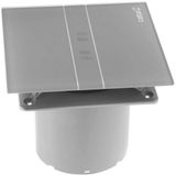 Cata - E-100 GBTH - Badkamer Ventilator - Zilver - Timer en Vochtsensor - 100 mm - 4W/8W