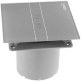 Badkamer ventilator cata e-100 gbth timer en vochtsensor 100 mm 4w/8w zilver