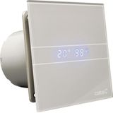 Cata - E-100 GBTH - Badkamer Ventilator - Zilver - Timer en Vochtsensor - 100 mm - 4W/8W