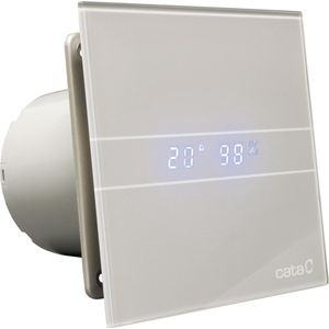 Cata - E-100 GBTH - Badkamer Ventilator - Zilver - Timer en Vochtsensor - 100 mm - 4W/8W