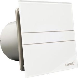 AIROPE AS-100 mm afvoerventilator, badkamerventilator, badkamerventilator met automatische jaloezieën, modern design, luchtafzuiging, voor badkamer, keuken, toilet, kantoor, stil, laag verbruik, 5