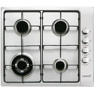 CATA - GI 6031 - Kookplaat op Gas - 4 Branders - 58 cm - Veiligheidskleppen