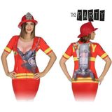 Th3 Party - Nachthemd - Rood - 100% Polyester