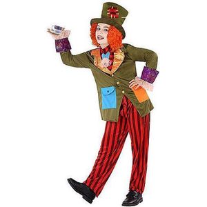 Atosa 61291 Kostuum Mad Hatter Man Multicolor Alice in Wonderland, jongen, 3-4 Jaar