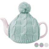 Theepot 112435 - Porselein - Groen Grijs Roze - 600 ml