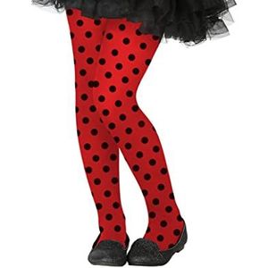 Atosa -67189 lieveheersbeestjes-panty, voor kinderen, rood/zwarte stippen, kleur (67189)