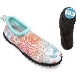 Slippers Mandala Unisex voor volwassenen Wit Schoenmaat 36