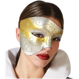 BigBuy Carnival zilver oogmasker