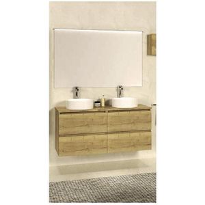 Bologna Badmeubel 120cm Nato+Nato Blad - - 38.4556