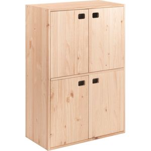 Astigarraga Wandkast met deuren - PEFC grenen - 105x71cm