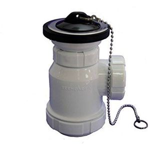 Kurzer Außensiphon für Bidet-Waschbecken 1 1/2 T3 50020