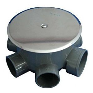 Länglicher PVC-Siphon 110 mm tecno bote T85 50605