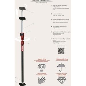 Piher Multi-Steun/Multiprops 95 cm Tot 170 cm Nr. 1 - P2