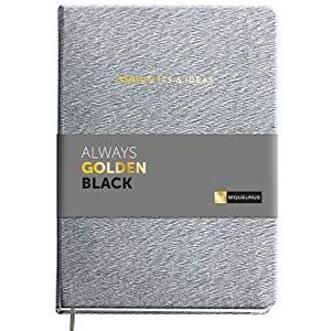 Miquelrius Notitieboek, A5, 160 vellen, 100 g/m², grijs