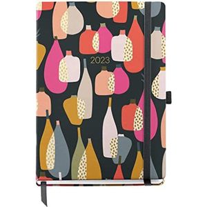 Miquelrius - Jaarplanner 2023 - Dagpagina - Plus grootte 155 x 213 mm (ca. A5) - Hardcover - Naaien - Catalaans, Engels en Portugees - Scandi