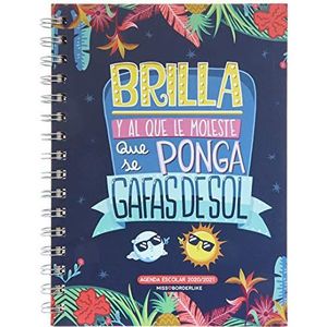 MissBorderlike Brilla Miquelrius schoolagenda met spiraalbinding, 155 x 213 mm, weekoverzicht 2020