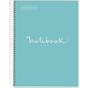 Miquelrius notitieboek, spiraalbinding, motief emoties, A4, hemelsblauw