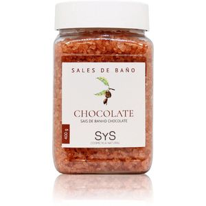 Sys Badzout - Chocolade - Body Scrub - 100% Natuurlijk Mineraalzout - 400g - Snel Oplossend