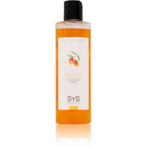 Sys Badgel Mango - Hydraterend & Versterkend - Voor Mannen & Vrouwen - Douchegel - Badschuim - 250ml