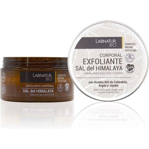 Labnatur Bio Body Scrub Himalaya Zout - Mannen & Vrouwen - Hydraterend - Diepe Reiniging & Voeding - 250ml