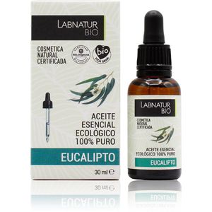 Labnatur Bio Eucalyptus Olie - Etherische olie - 100% Puur Biologisch - Huid & Haar - Verzachtend & Herstellend - 30ml