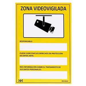 Normaluz NM RD36642 Vinylstickers, zelfklevend, 10 x 15 cm, geel
