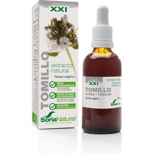 Soria - Thymus Vulgaris XXI Extract - Kruidenpreparaat - 50 ml - Alcoholvrij